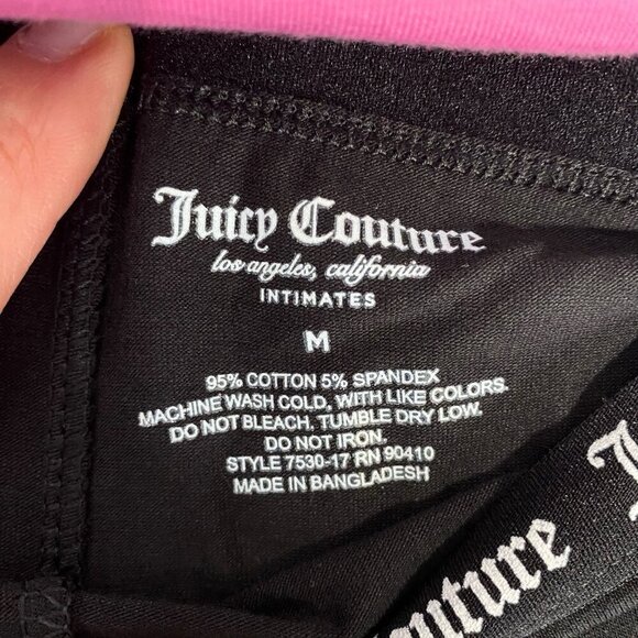 Juicy Couture Black, Gray, Pink, Purple Boy Short Hipster Panties Set NWT Size M - Picture 9 of 9